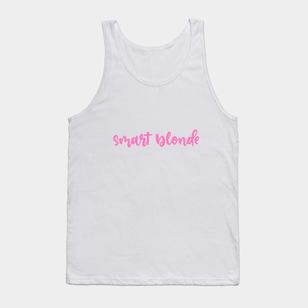 smart blonde Tank Top by 3rd Gilmore Girl